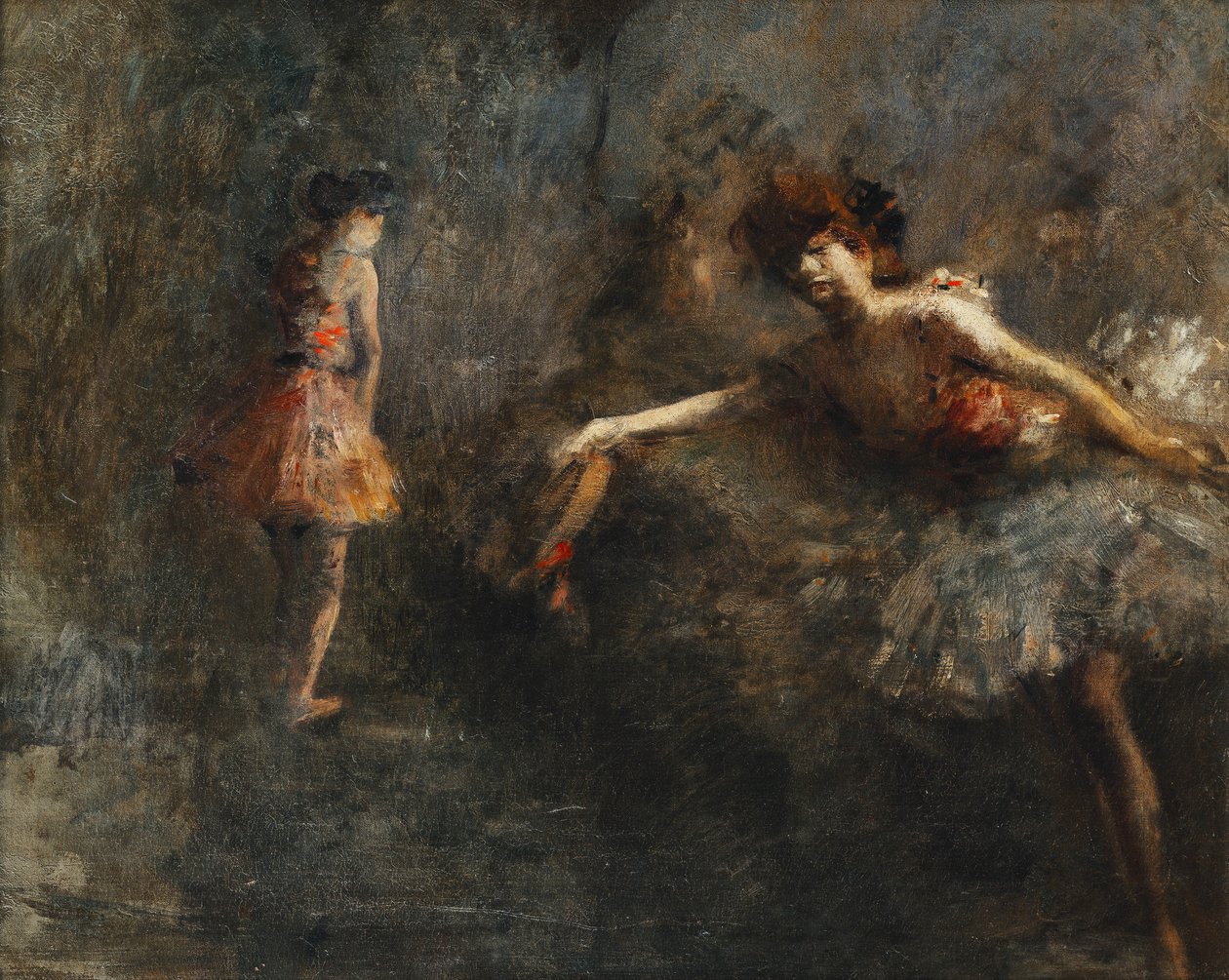 Cirkusoví umělci; Cirkusoví umělci, od Jean Louis Forain