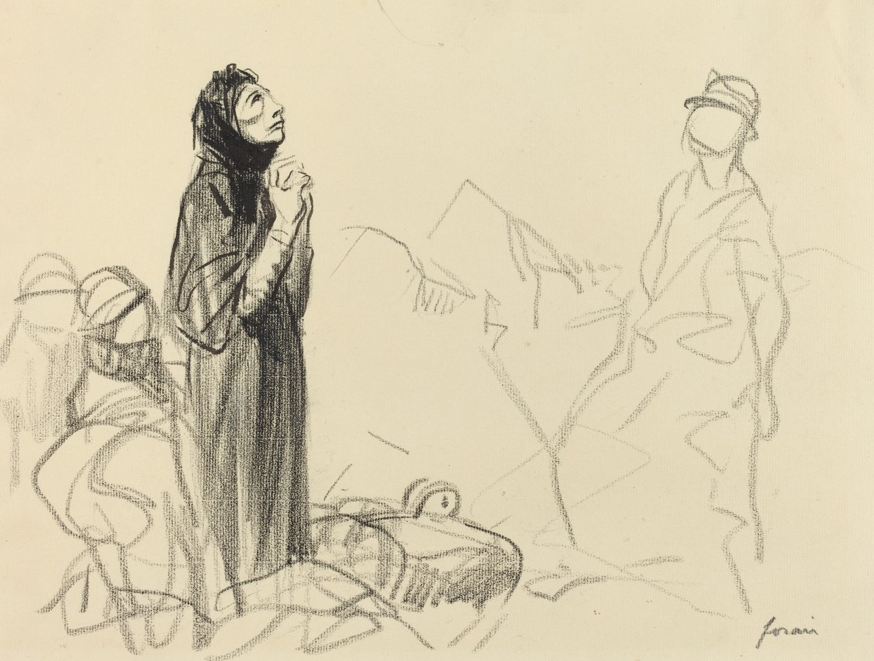 Během příměří, c. 19141919. od Jean Louis Forain