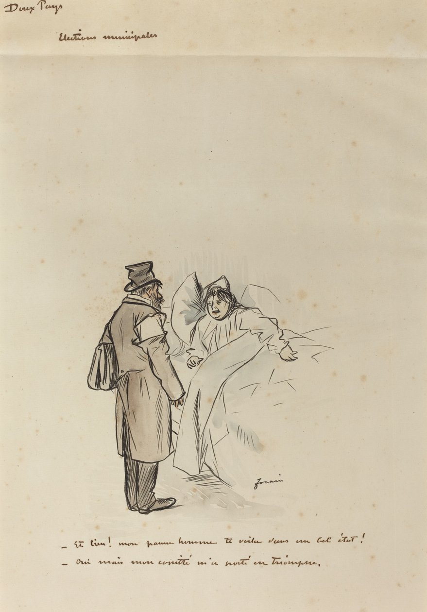 Městské volby od Jean Louis Forain