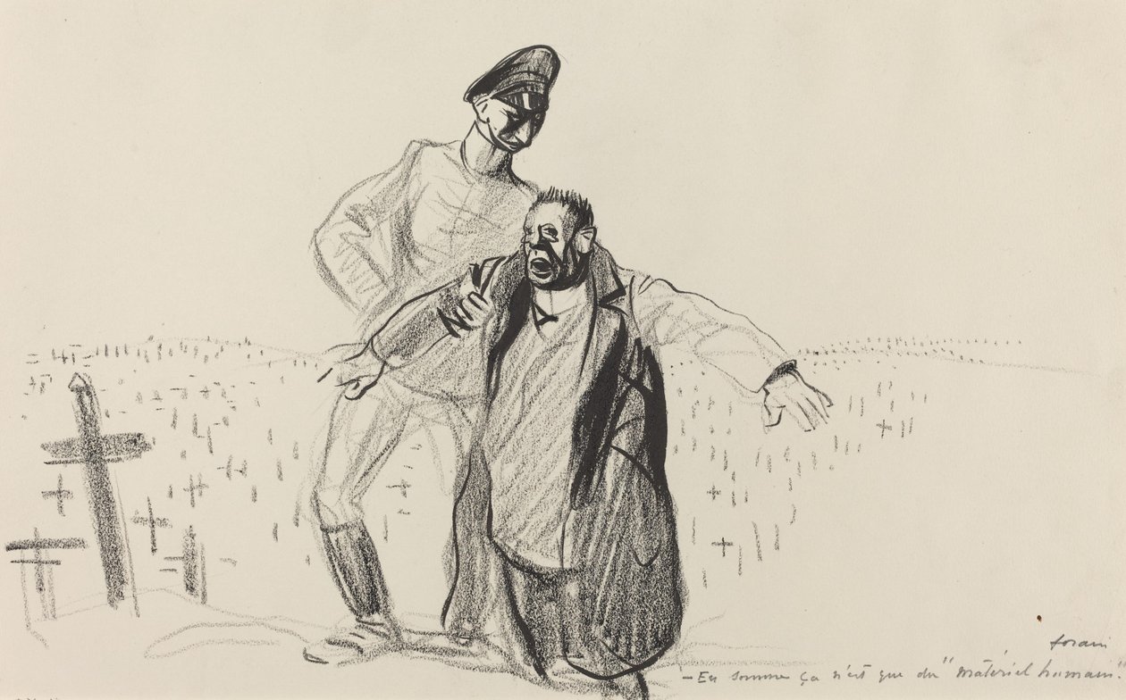 Stručně řečeno, je to pouze lidský materiál., c. 19141919. od Jean Louis Forain