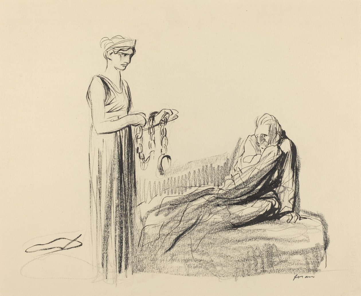 Okovy od Jean Louis Forain