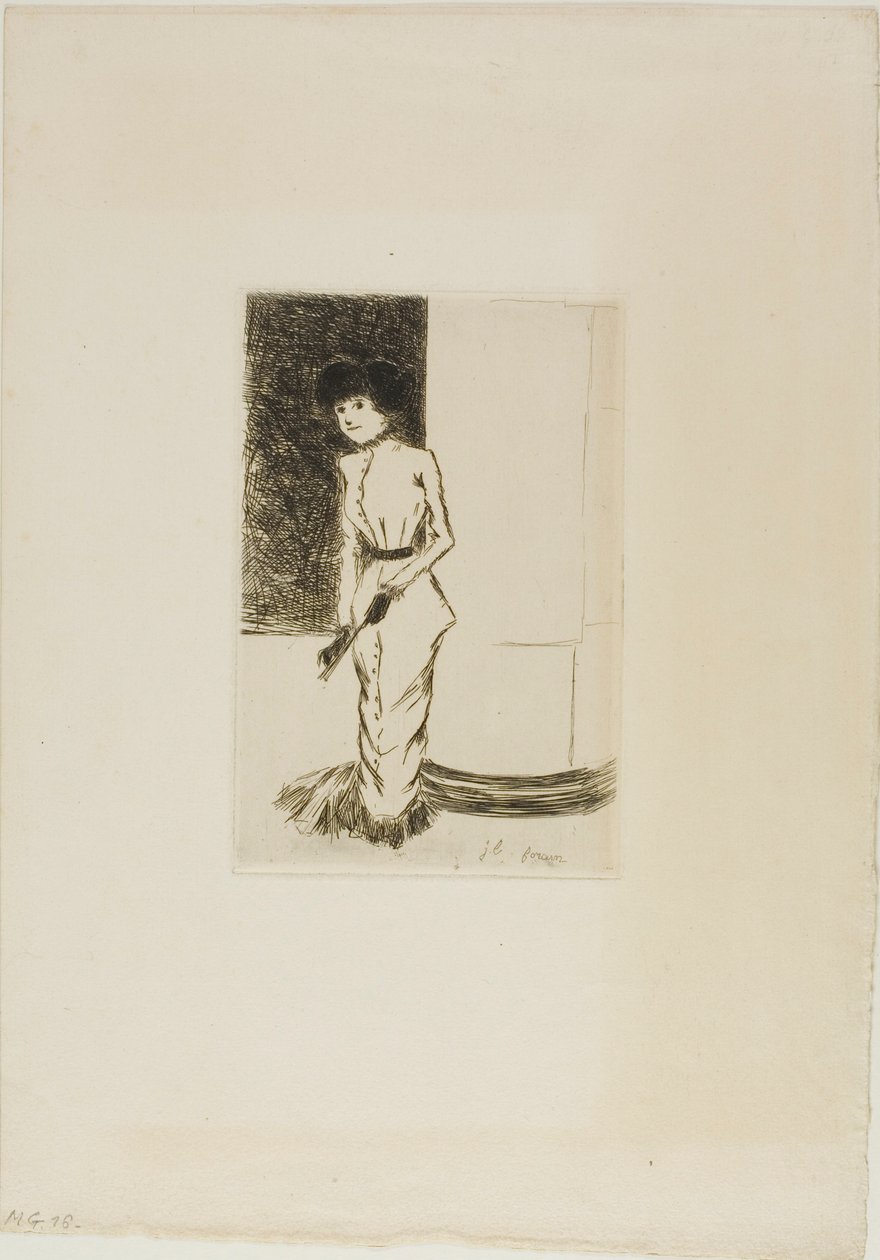 Frontispis z knihy Croquis Parisiens od Jean-Louis Forain
