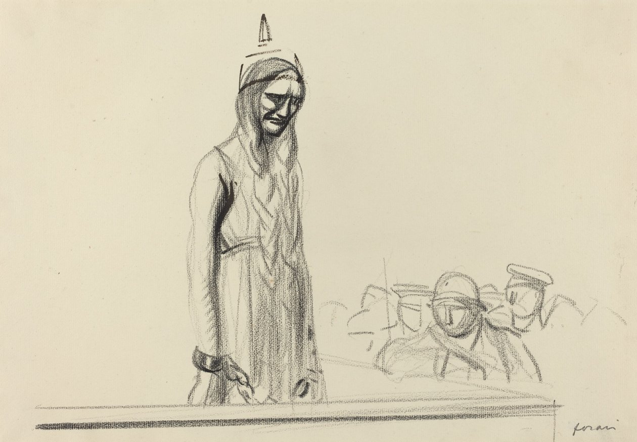 Germania před soudci, c. 19141919. od Jean Louis Forain
