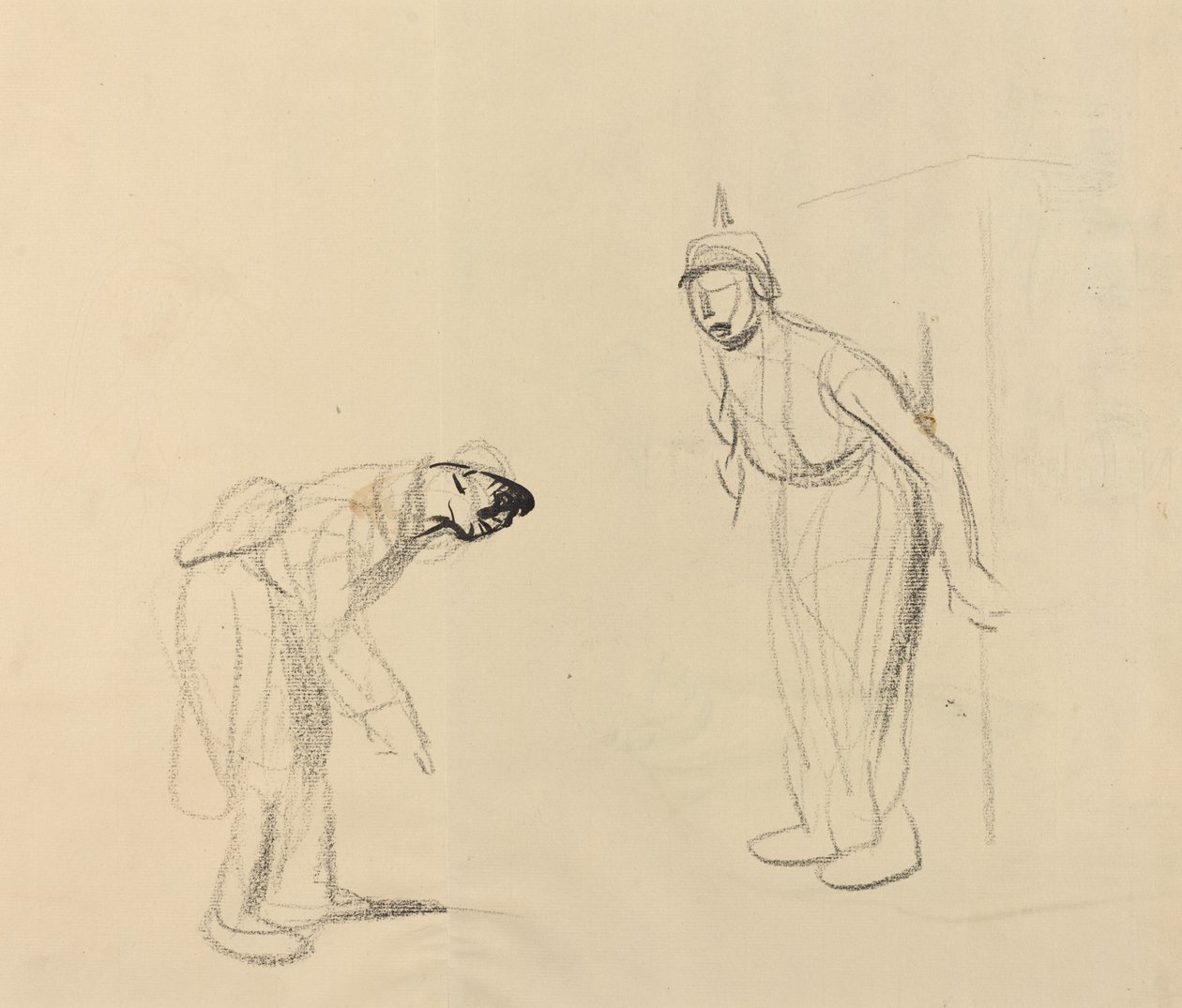 Skrývání Louise [verso], c. 19141919. od Jean Louis Forain