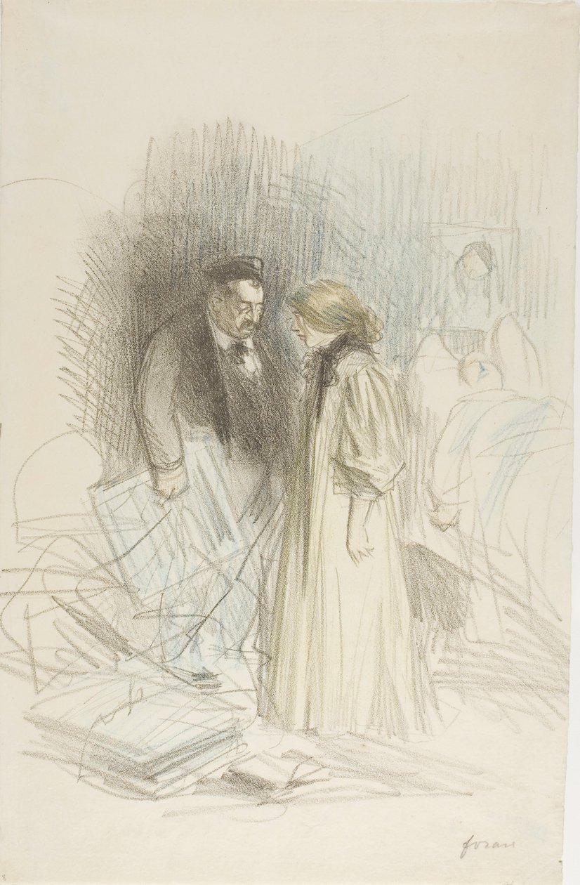 Neodvážím se je sundat... příliš by mu to ublížilo od Jean Louis Forain