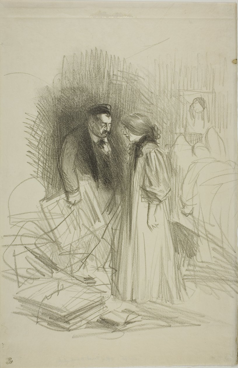 "Zatím se je neodvažuji sundat... příliš by mu to ublížilo." od Jean Louis Forain