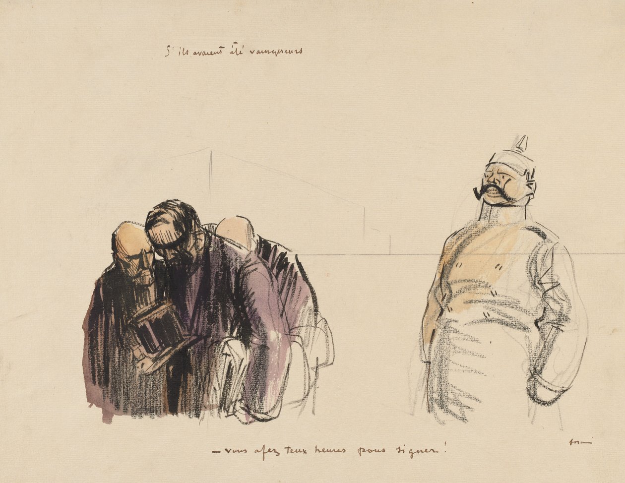 Pokud by vyhráli – „Máte dvě hodiny na podpis“ od Jean Louis Forain