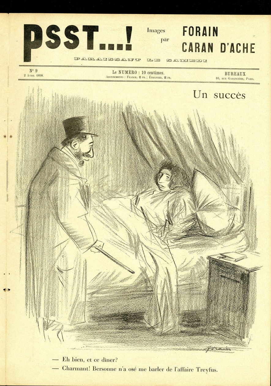 Ilustrace Jean-Louis Forain (1852-1931) v Psst...! od Jean Louis Forain