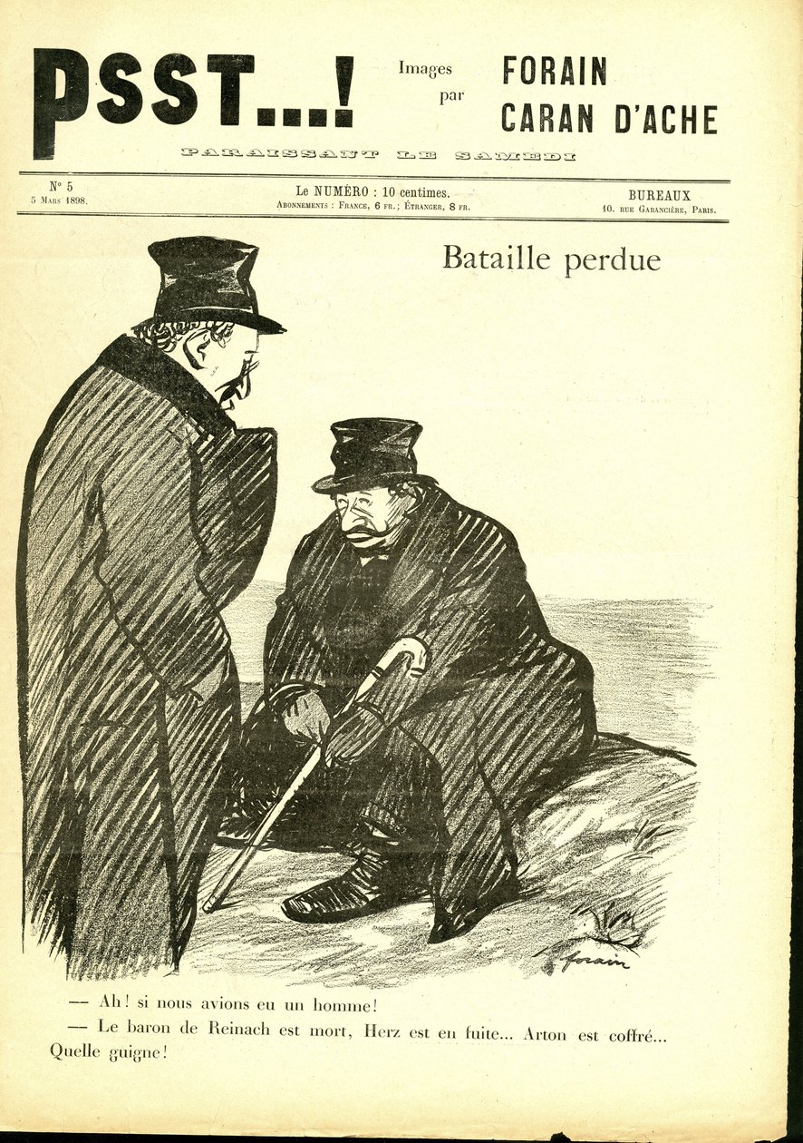 Ilustrace Jean-Louis Forain (1852-1931) v Psst...! od Jean Louis Forain