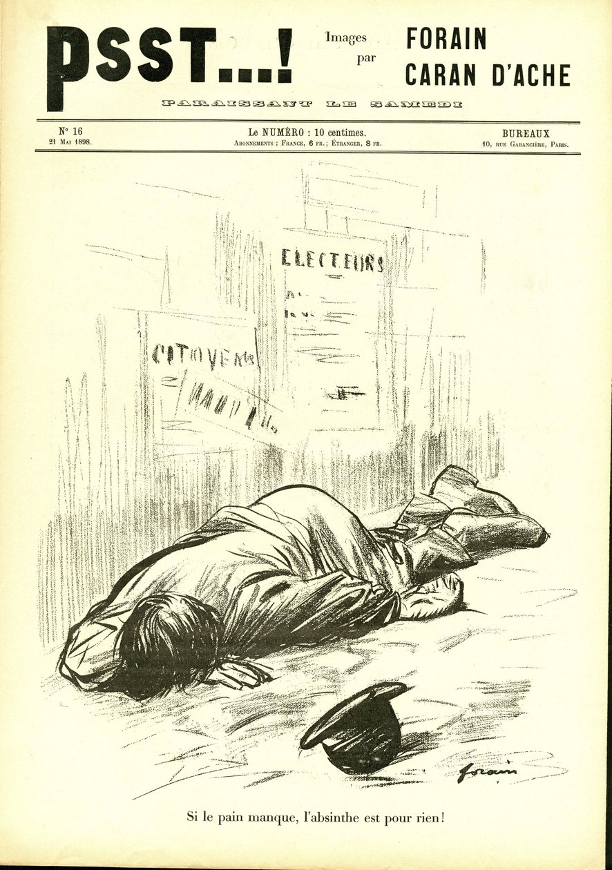 Ilustrace v Psst...! od Jean Louis Forain