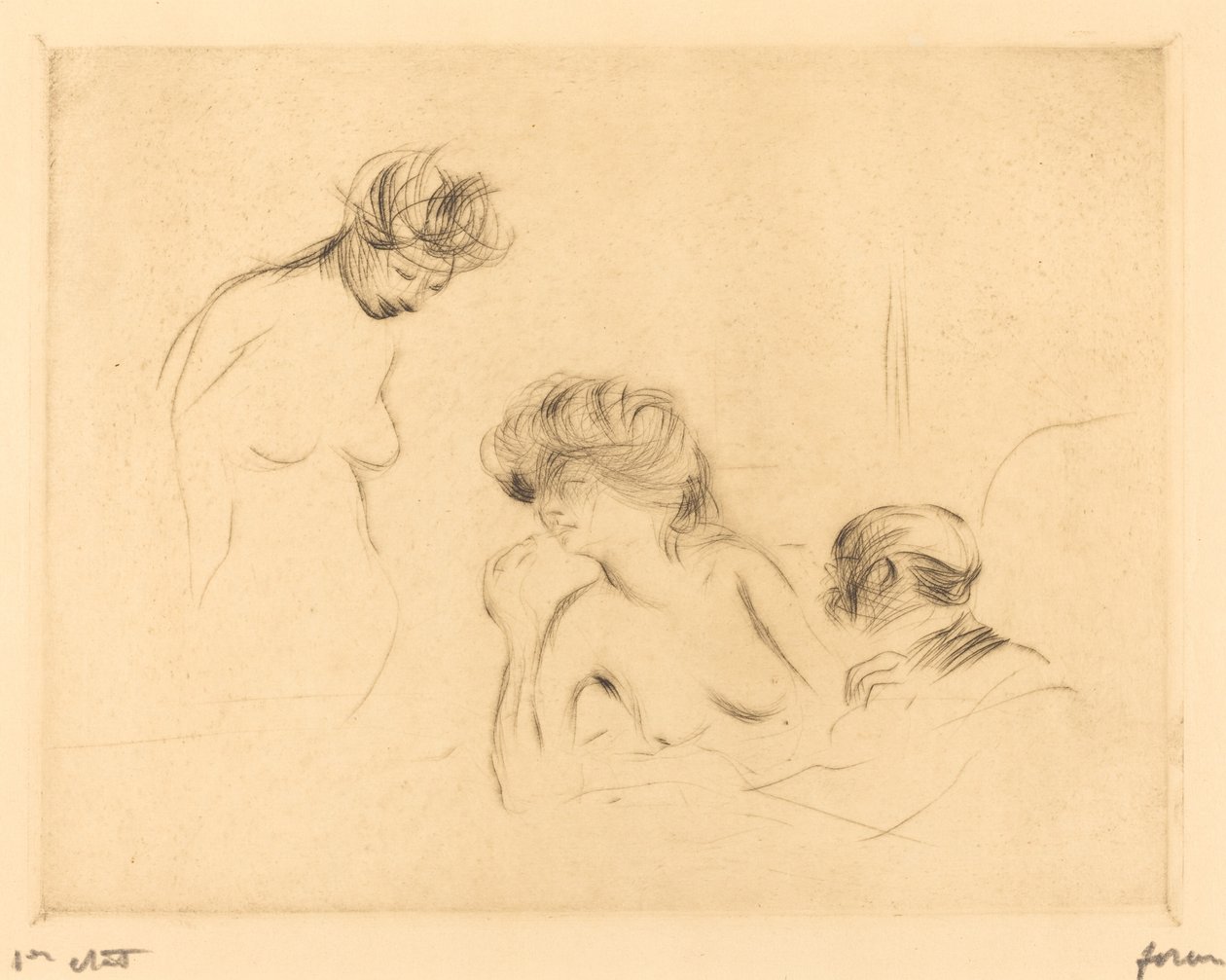 V soukromém pokoji (třetí deska) od Jean Louis Forain