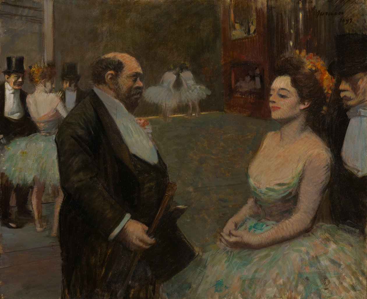 V křídlech od Jean Louis Forain