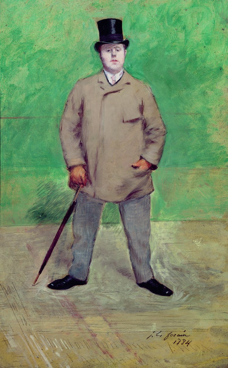 Jacques-Emile Blanche (1861-1942) 1884 (olej na kartě) od Jean Louis Forain
