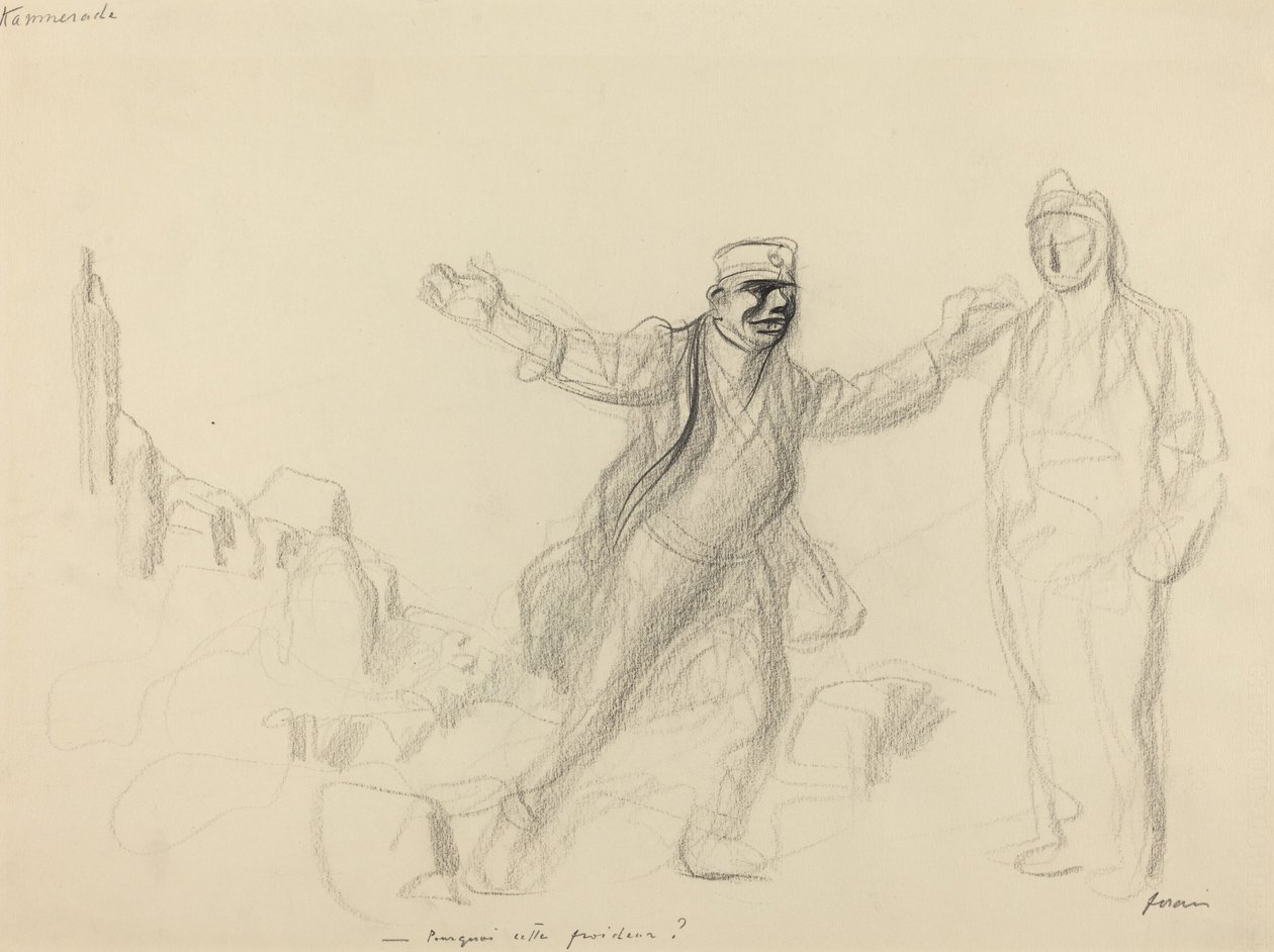 Kammerad. Proč tento chlad, c. 19141919. od Jean Louis Forain