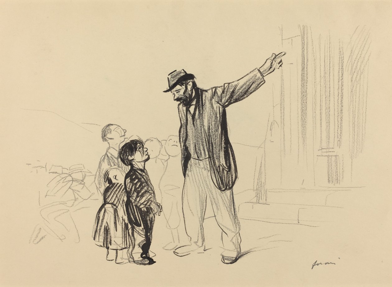 Církev jejich otců, c. 19141919. od Jean Louis Forain