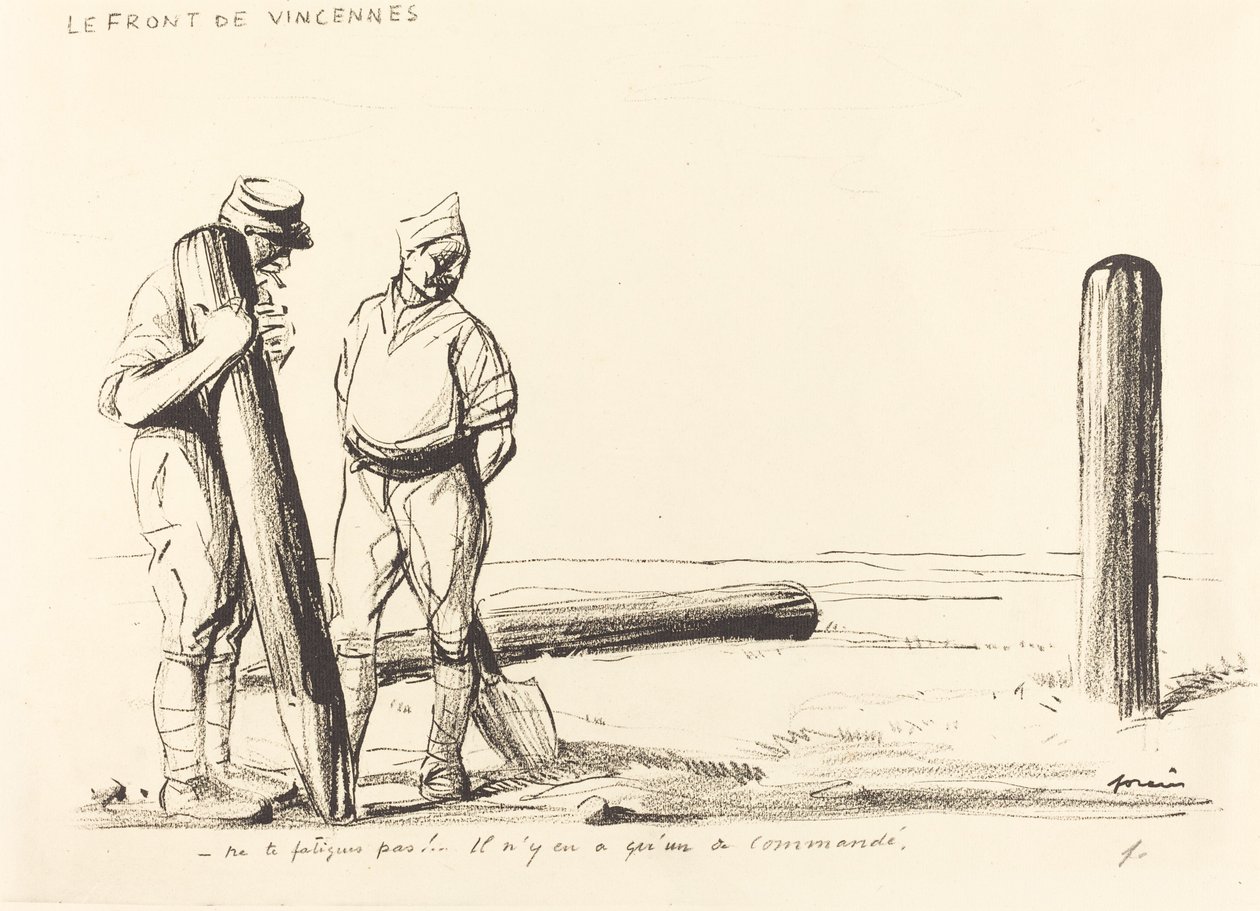 Přední část Vincennes od Jean Louis Forain