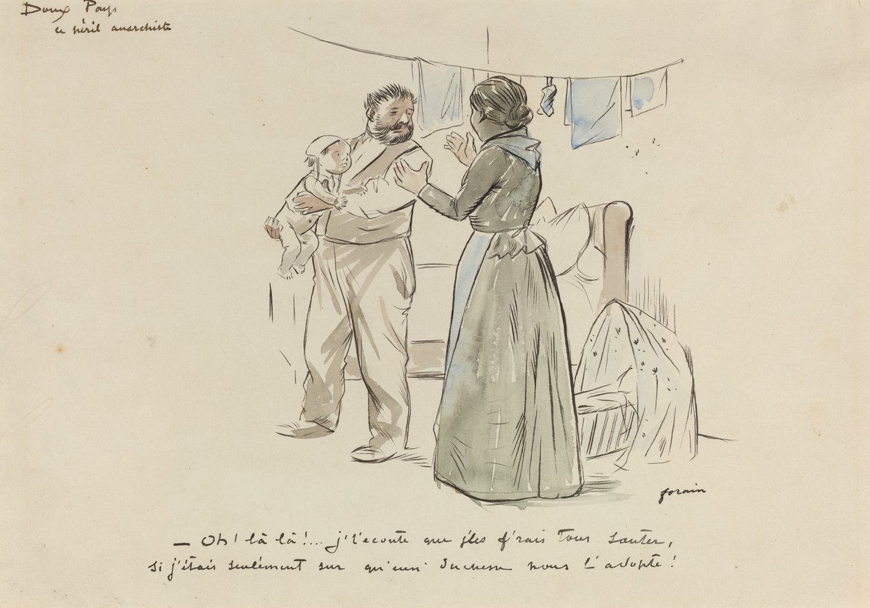 Anarchistické nebezpečí od Jean Louis Forain
