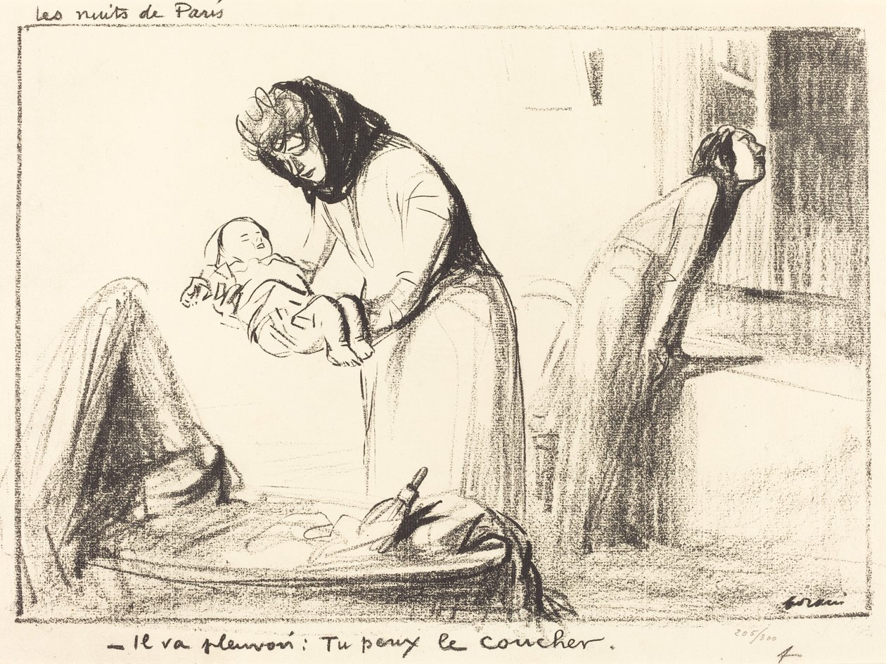 Pařížské noci od Jean Louis Forain