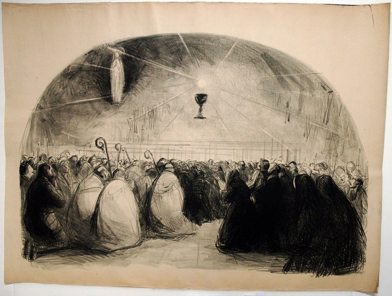 Lurdy, 1914, 25. mezinárodní eucharistický kongres od Jean Louis Forain
