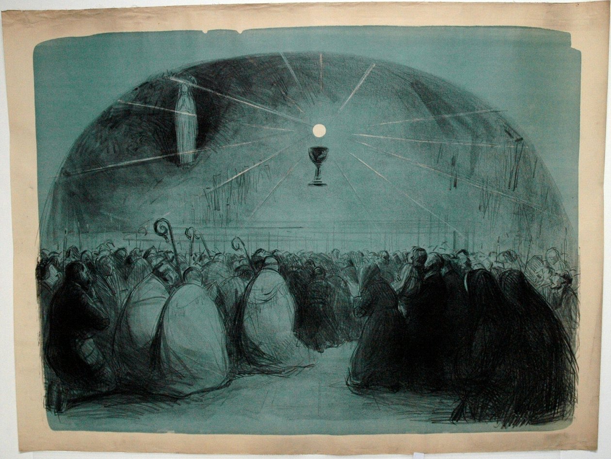 Lurdy, 1914, 25. mezinárodní eucharistický kongres od Jean Louis Forain