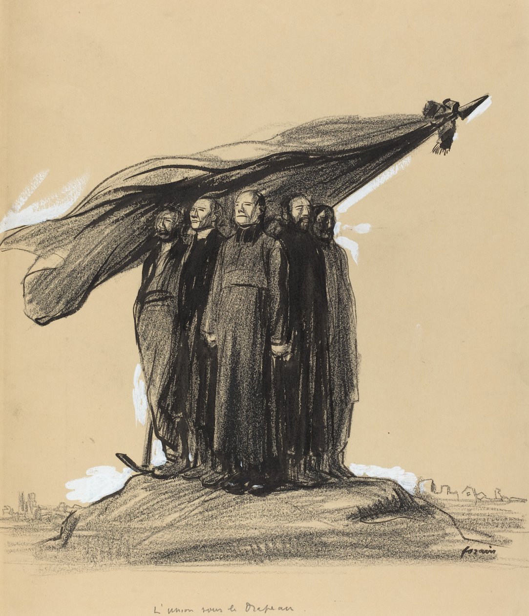 Svaz pod vlajkou, c. 19141919. od Jean Louis Forain