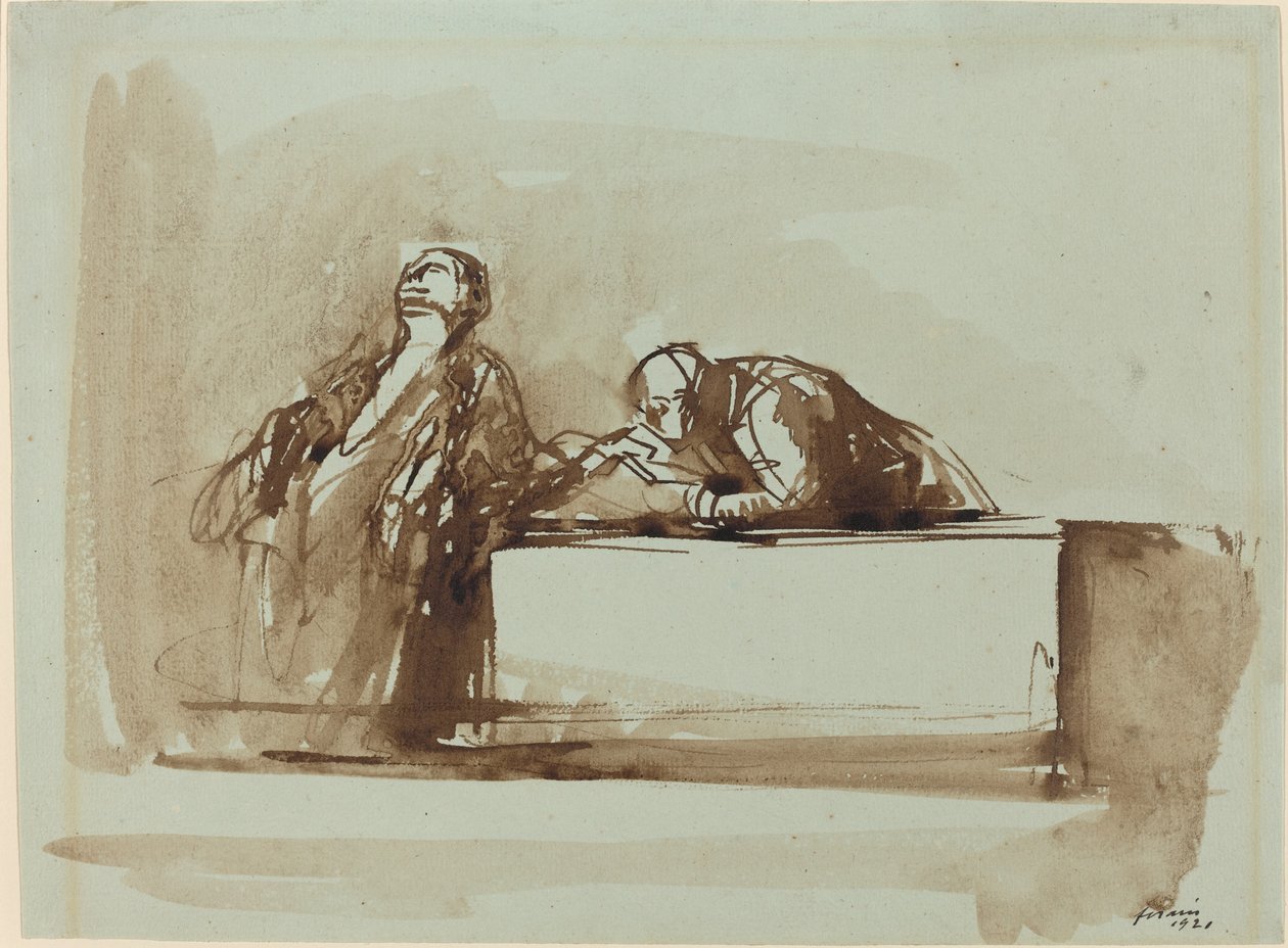 Muži spravedlnosti, 1921. od Jean Louis Forain