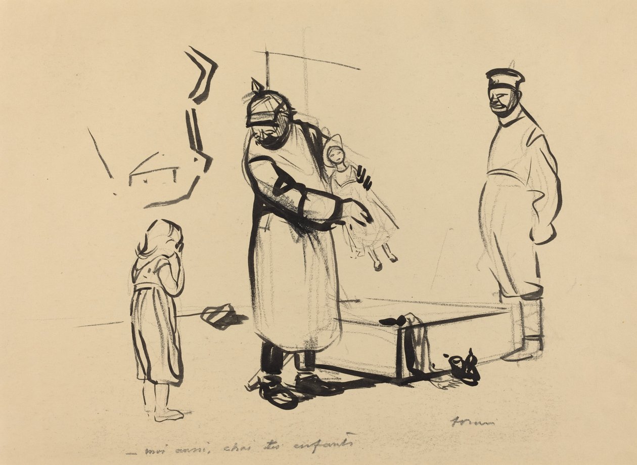 Nach Paříž. -Já taky, dětský chai od Jean Louis Forain