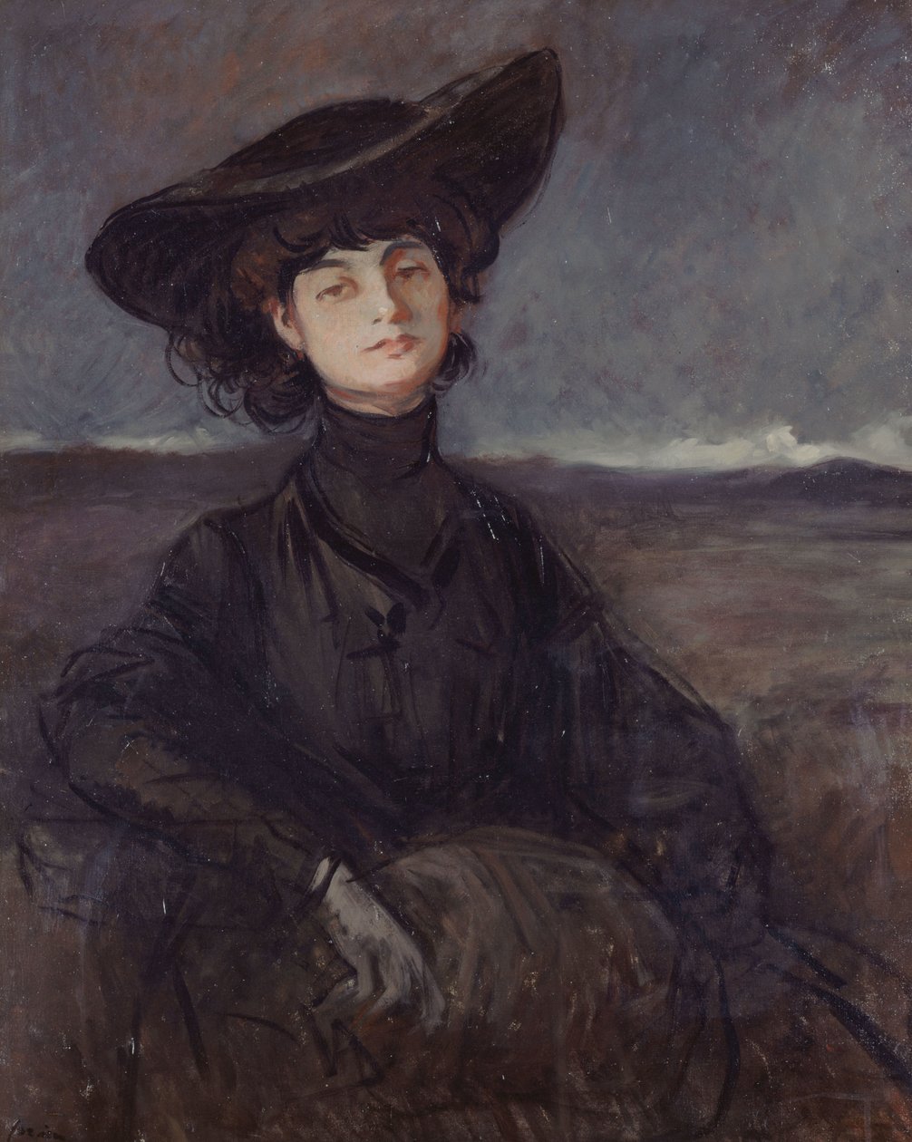 Portrét Anny-Elisabeth, hraběnky Mathieu de Noailles 1876-1933, c. 1905. od Jean Louis Forain