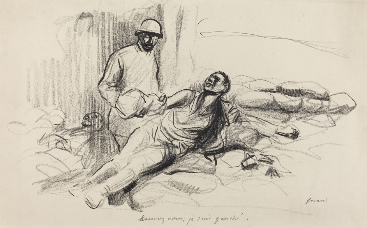 Nebojte se, zbývá mi., c. 19141919. od Jean-Louis Forain