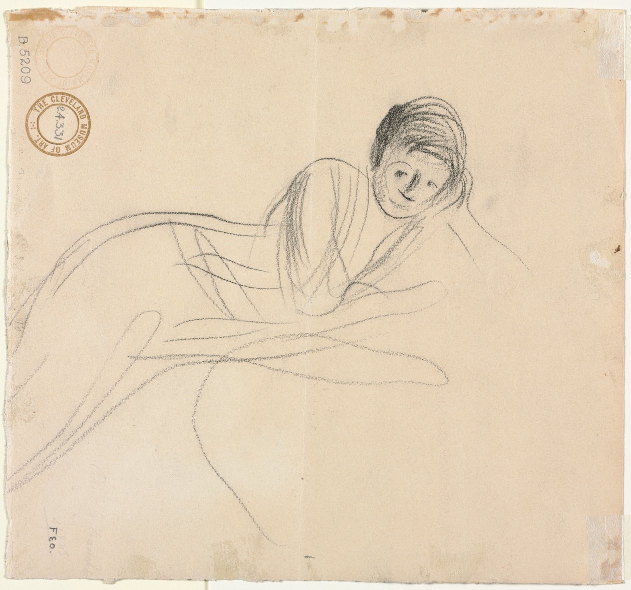 Ležící žena (verze) od Jean Louis Forain
