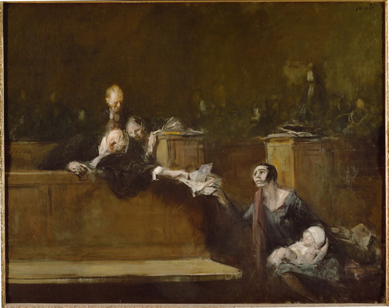 Soudní scény ... od Jean Louis Forain