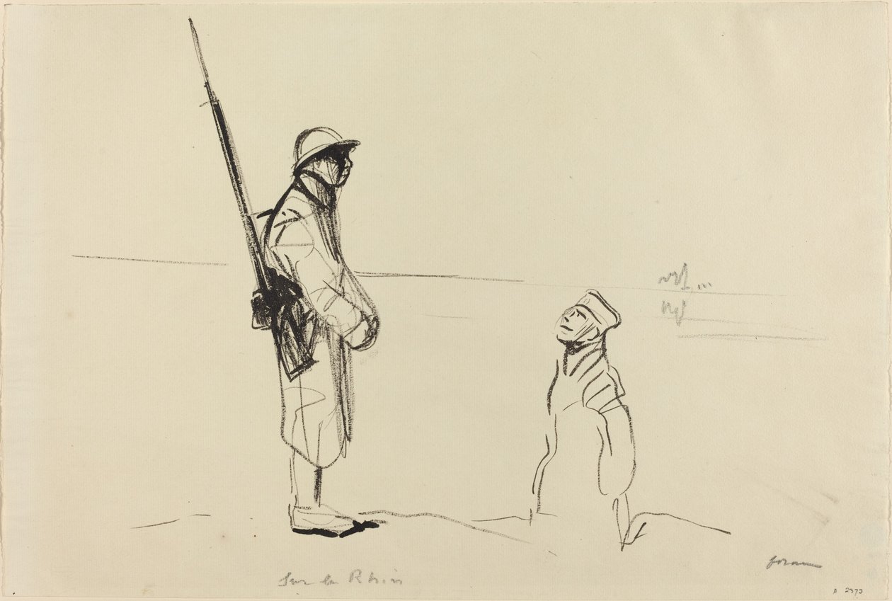 Na Rýně, c. 19141919. od Jean Louis Forain