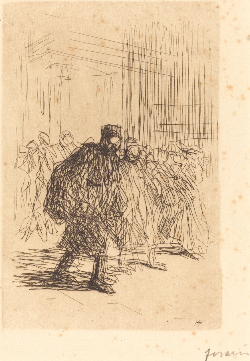 Chodby Justičního paláce od Jean Louis Forain