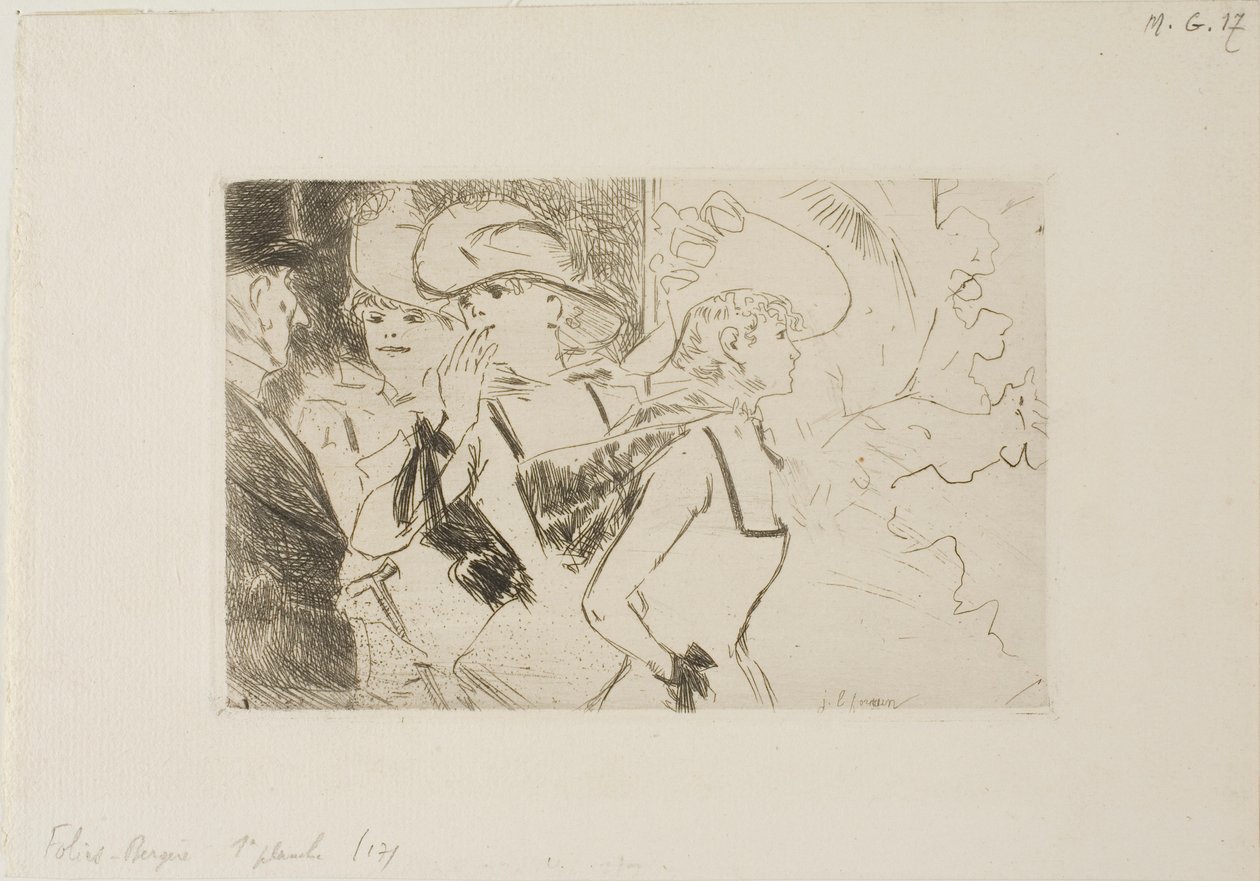 Foiles-Bergère, první deska od Jean Louis Forain