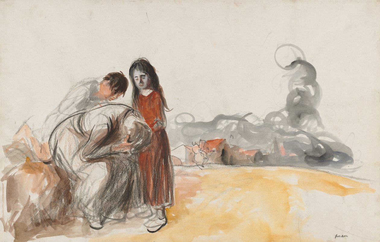 Němci odešli, čtvrtá čtvrtina 19. století nebo první třetina 19. století. od Jean Louis Forain