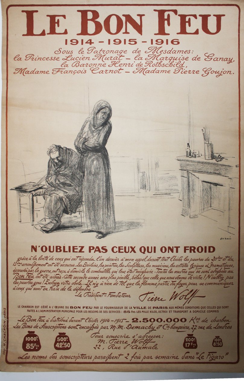 Dobrý oheň - Pamatujte na ty, kterým je zima od Jean Louis Forain