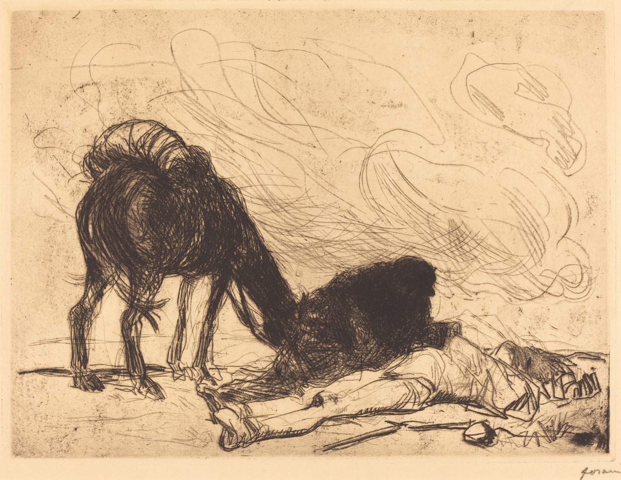 Dobrý Samaritán od Jean Louis Forain