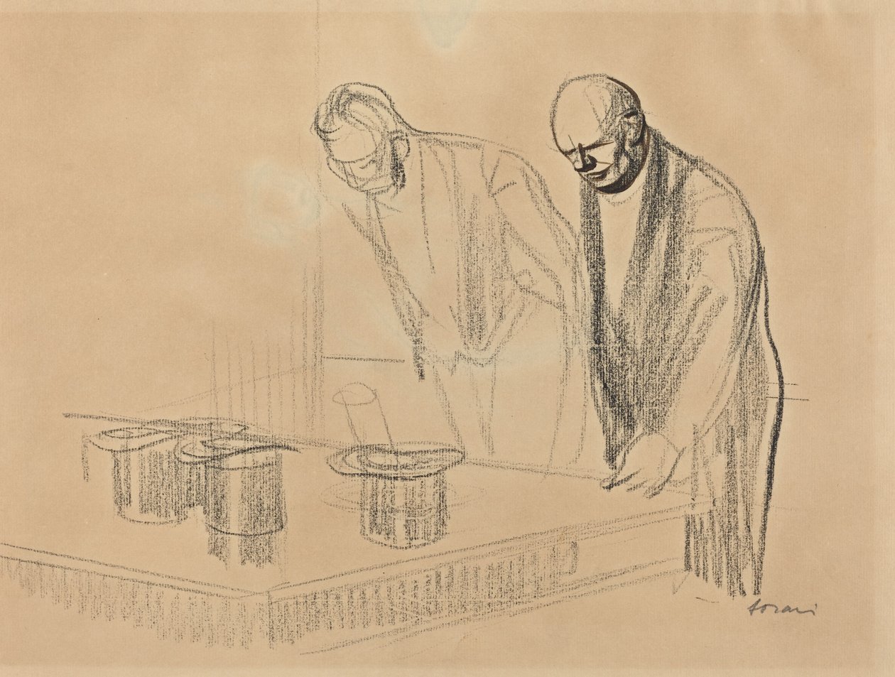 Klobouky spojenců [recto] od Jean Louis Forain