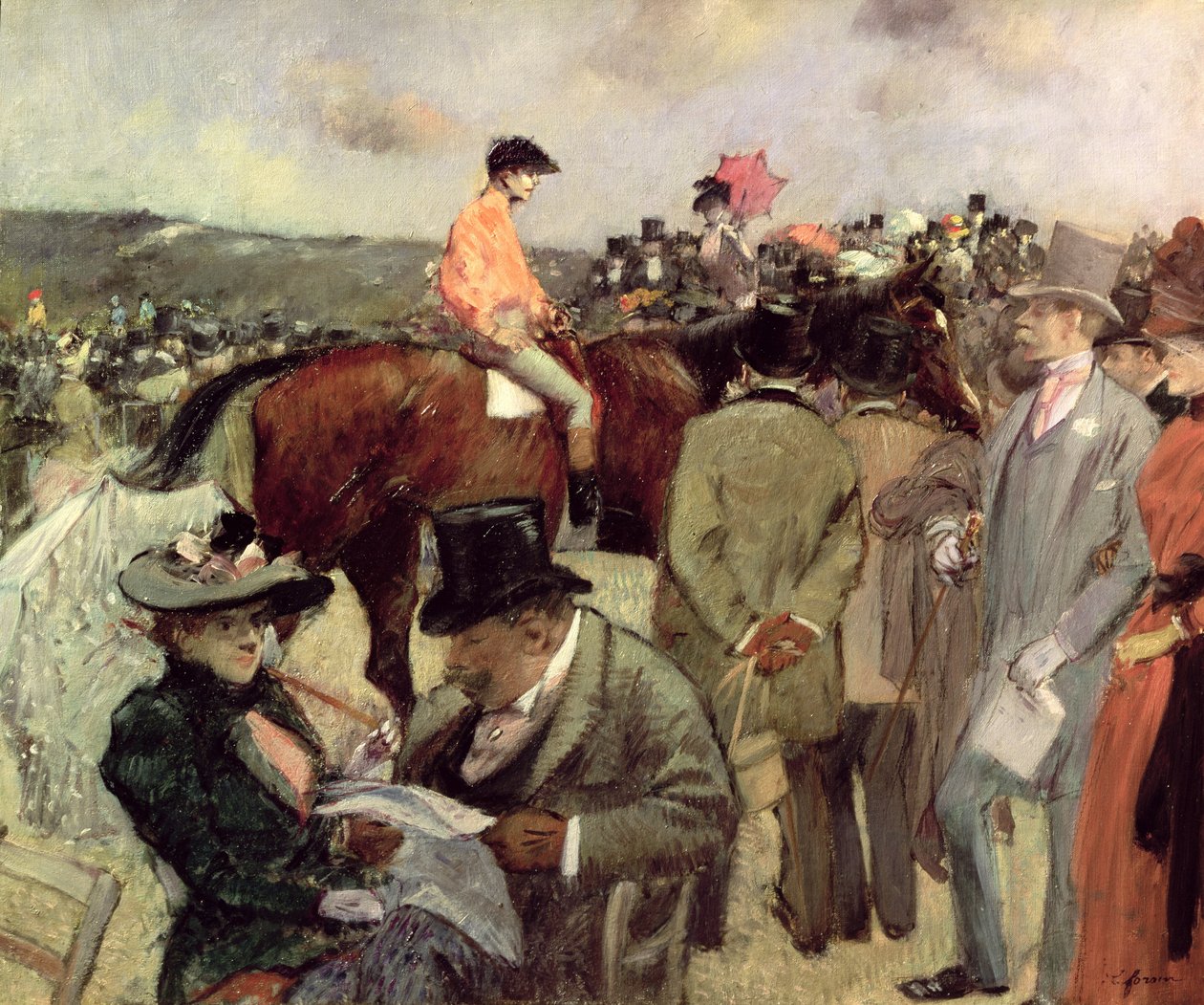 Koňské dostihy, kolem roku 1890 od Jean Louis Forain