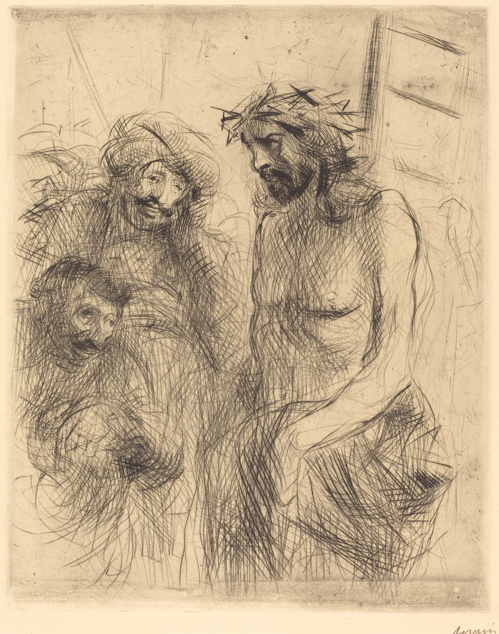 Zesměšňování Krista od Jean Louis Forain