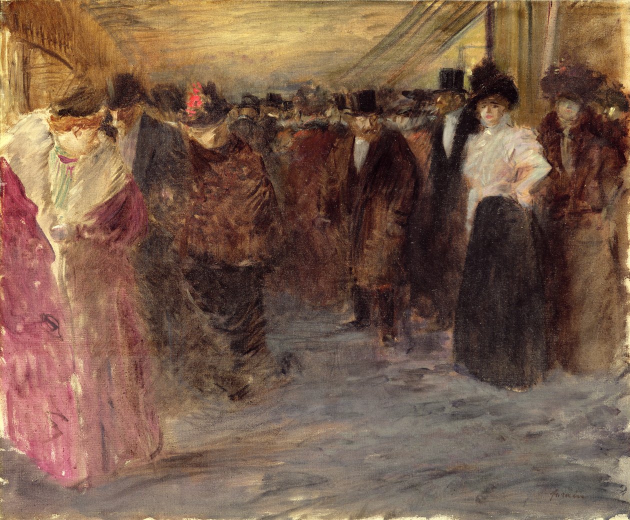 Hudební síň, c.1890 od Jean Louis Forain