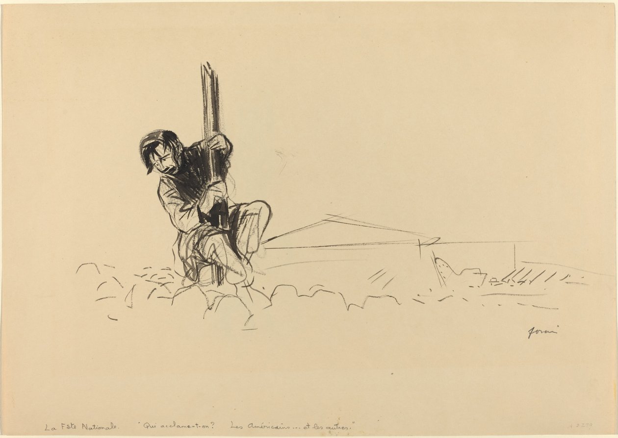 Státní svátek, 1918. od Jean Louis Forain