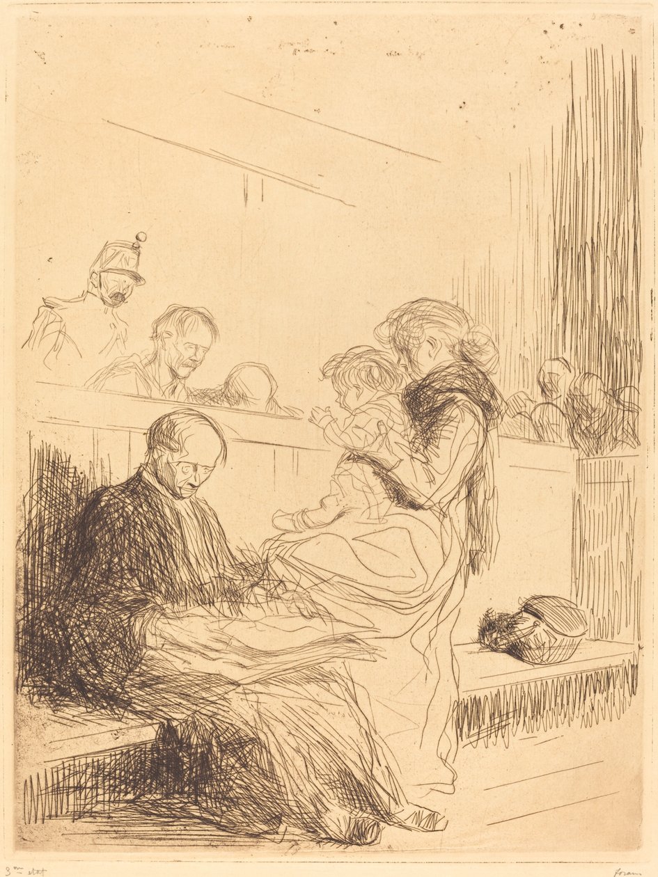 Vězeň a dítě od Jean Louis Forain