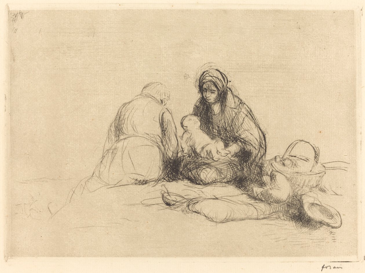 Zbytek na útěku do Egypta od Jean Louis Forain