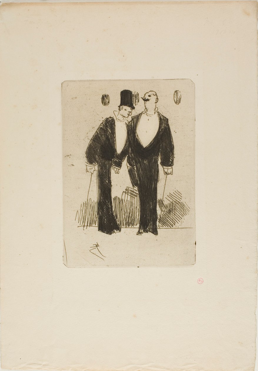 Dva Dandies od Jean Louis Forain