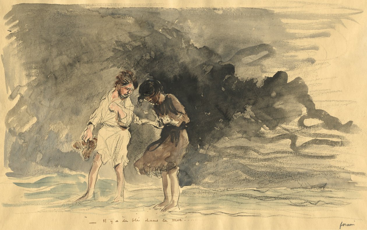 V moři je kukuřice! od Jean Louis Forain