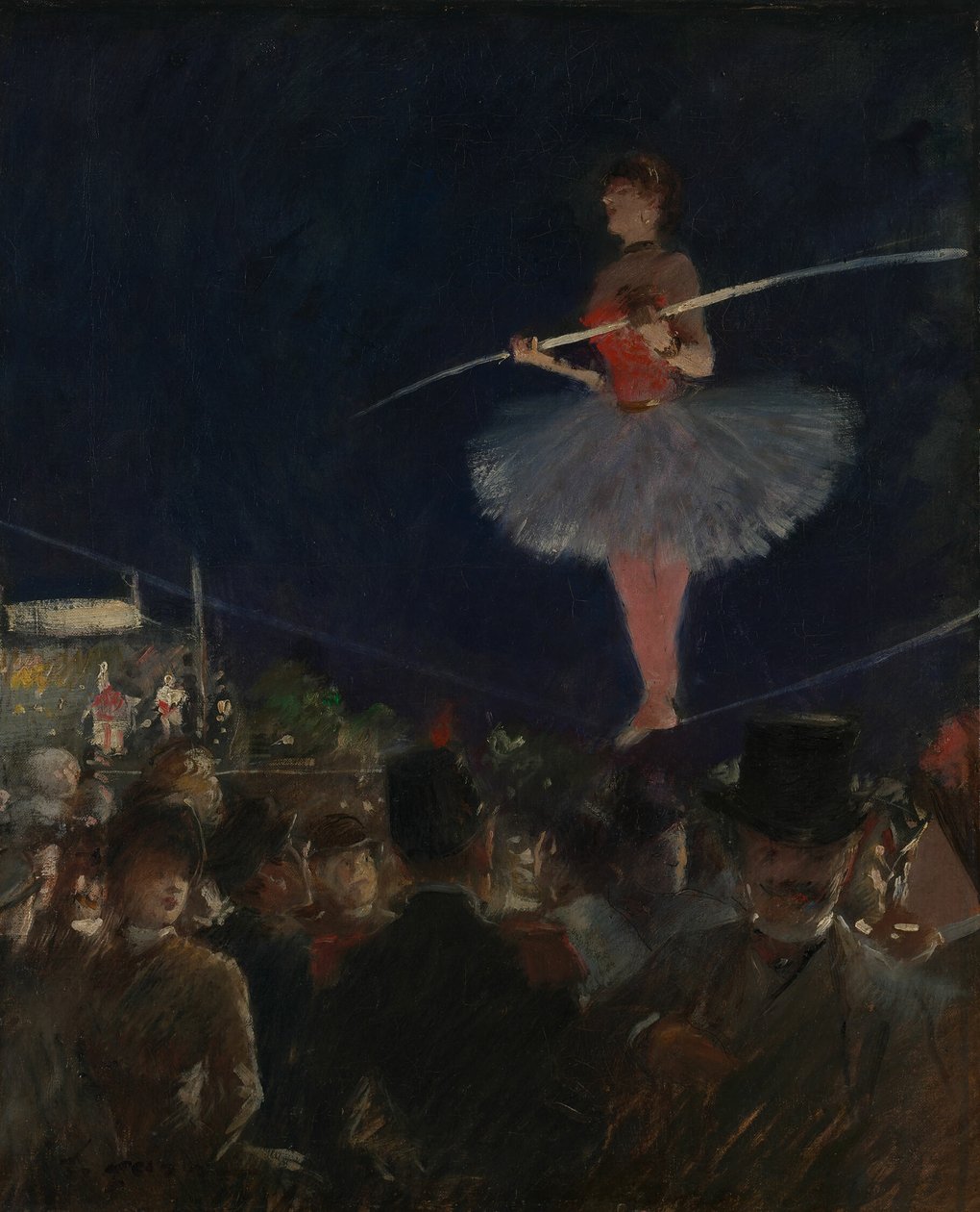 Chodec s pevným lanem od Jean Louis Forain