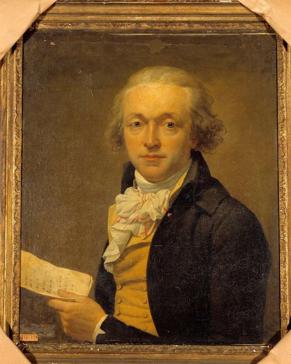 Portrét Josepha Delaunaya (1746 - 1794) byl členem Národního shromáždění a Konventu. Obraz Jean Louis Laneuville (1748-1826) od Jean Louis Laneuville
