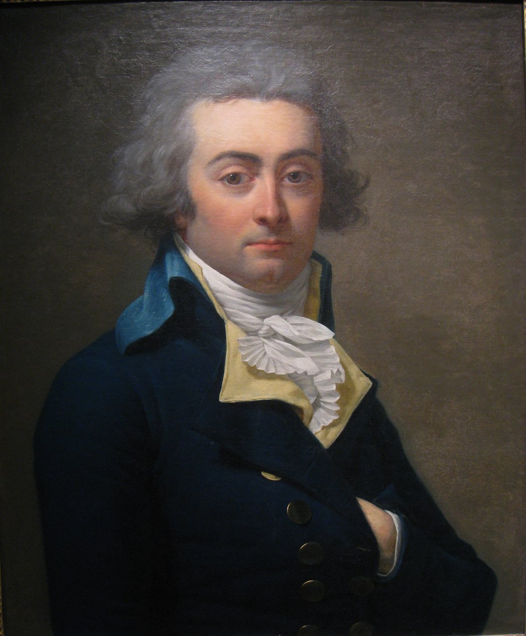 Portrét Marie-Jean Hérault de Séchelles 1759-1794, druhá polovina 18. stol. od Jean Louis Laneuville