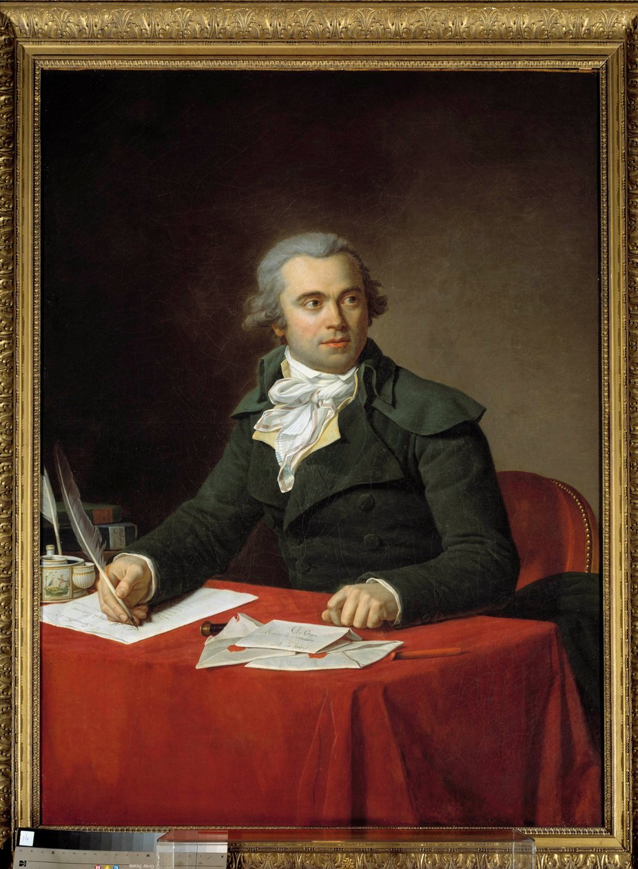 Portrét ministra vnitra Julese Francoise Pare (1755-1819) v letech 1793-1794 Obraz Jean Louis Laneuville (1748-1826) 1793 Paříž, Musee Carnavalet od Jean Louis Laneuville
